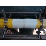 Laminação de Fibra de Vidro em Tubulação de Carbono Laminação de Fibra de Vidro em Tubulação de Carbono