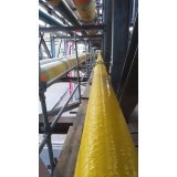 Montagem de Tubulação Industrial de Fibra de Vidro Montagem de Tubulação Industrial de Fibra de Vidro