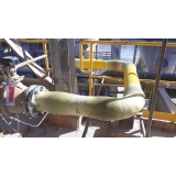 Montagem de Tubulação Industrial em Fiberglass Montagem de Tubulação Industrial em Fiberglass